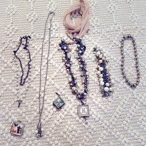 Jewel kade necklaces, bracelet, and charms